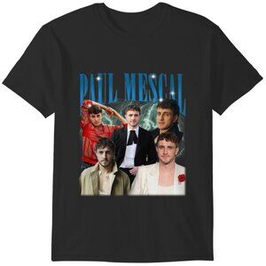 Paul Mescal 90s Actor Homage Graphic Movie Fan Retro Style Graphic Tee 91